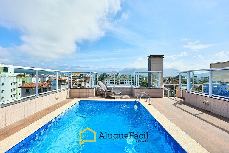 Af 85 - Completo, Piscina, rooftop e quartos c/ AC