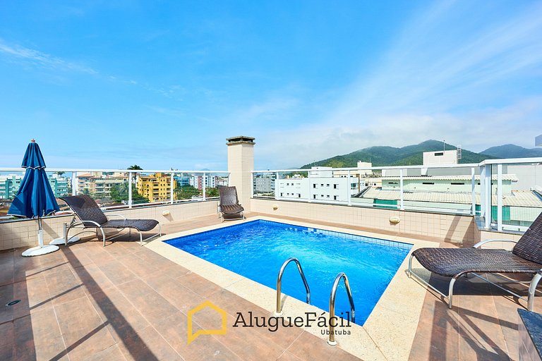 Af 85 - Completo, Piscina, rooftop e quartos c/ AC
