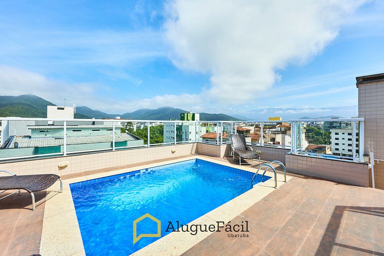 Af 85 - Completo, Piscina, rooftop e quartos c/ AC